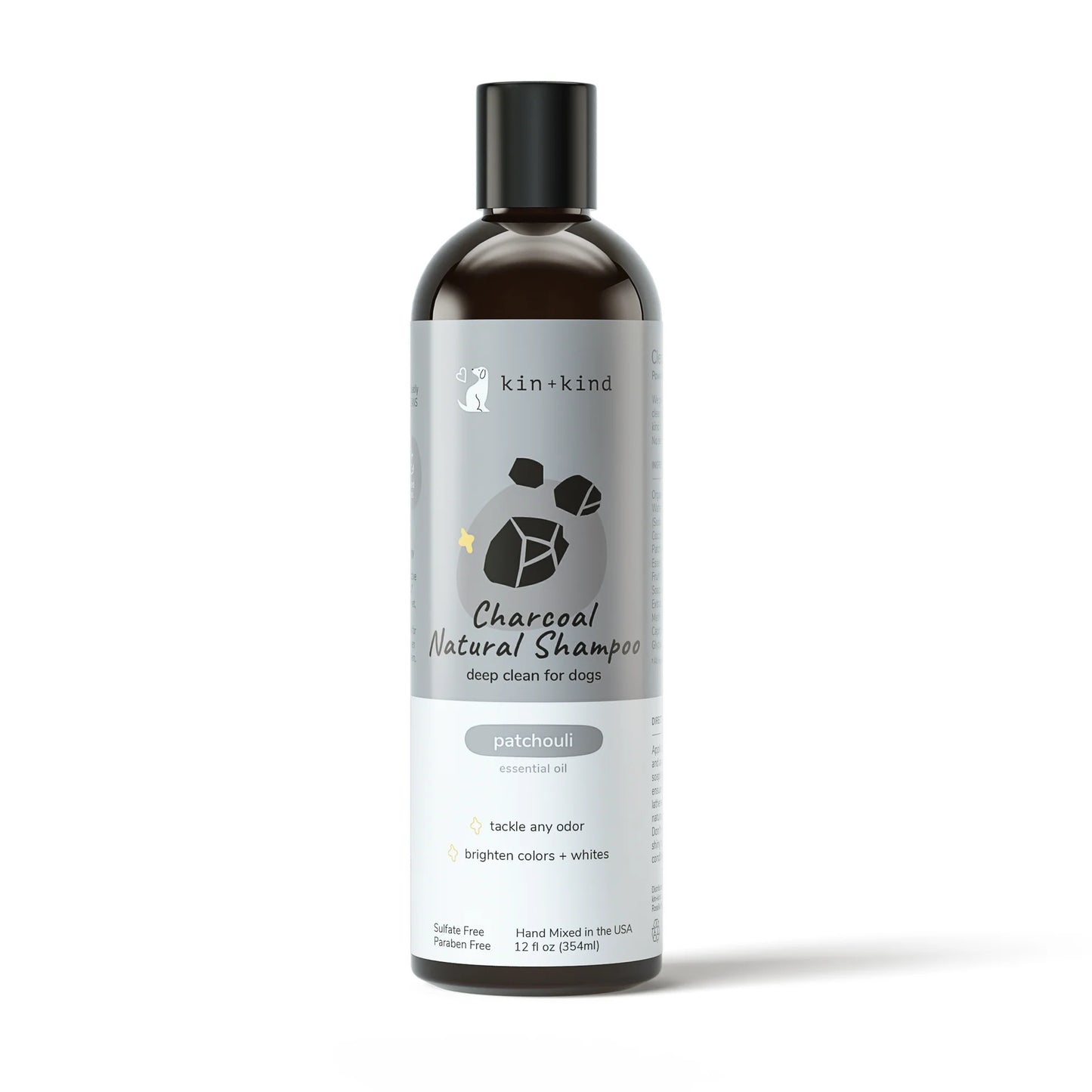 Kin + Kind Patchouli Charcoal Shampoo 12oz