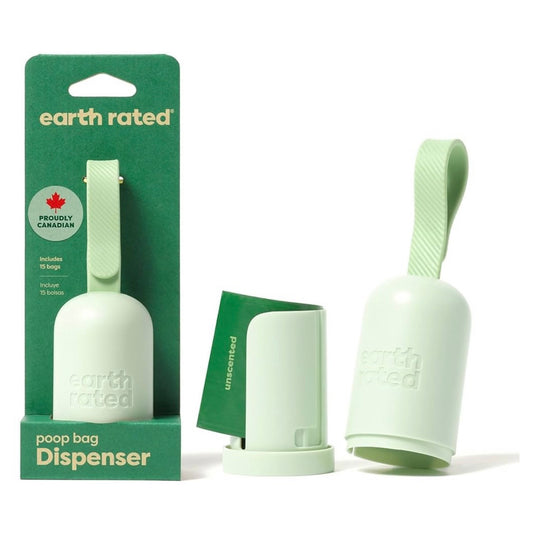 Earth Rated Poop Bag Dispenser With 15ct Poop Bags