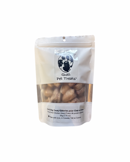 freeze Dried Chicken Hearts